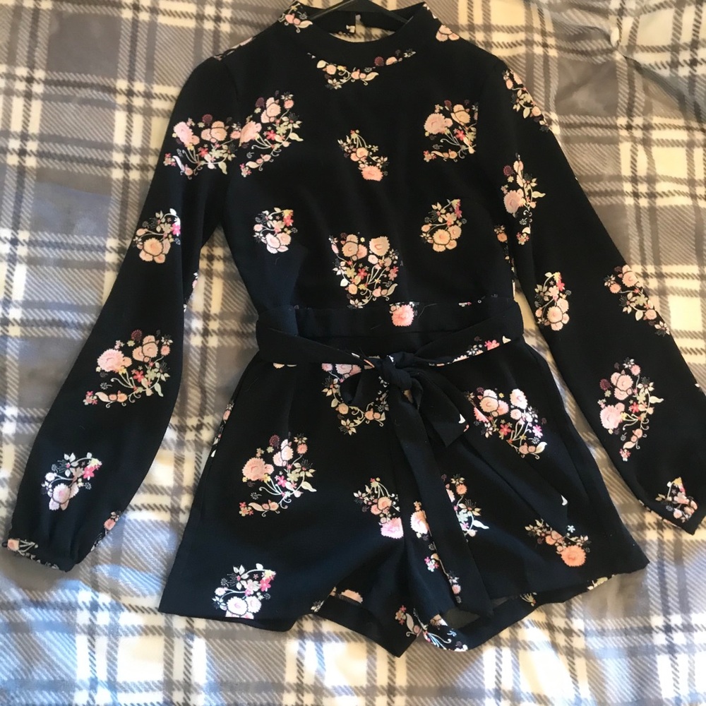 Cute formal floral romper